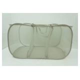 Collapsible divided laundry hamper 32"x16"