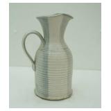 Stoneware Pottery Pitcher 10.5" tall