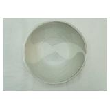 Stoneware Pottery Bowl 8" diameter by 3.25" tall