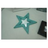 Wall Decor: Chalk Board, 8x10 white wood frame, and more
