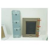 Wall Decor: Chalk Board, 8x10 white wood frame, and more