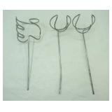 lawn cup holders, short, 3ct