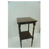 Vintage/Antique Side Table / Plant Stand 14"x 14"x 29"