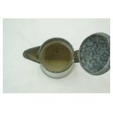 antique gray graniteware coffee pot