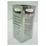 4 sided stainless steel grater, mug, crystal candy dish & candle holders