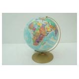 Globe 14" tall. Replogle World Nation Series Globe
