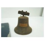 Vintage Bell Coin Bank, State Quarter Books (2ct), wine opener