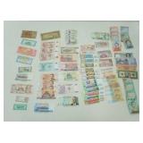 Foreign Currency. Paper Bills