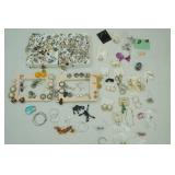 Earrings. Both pierced and clip on