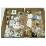 Jewelry Lot: fashion jewelry pins and brooches