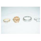 Fashion Jewelry Rings (4ct)