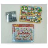 1000 piece puzzle (new), melissa and doug kids puzzle, dominoes