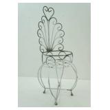 Metal Plant Stand Chair 32" tall