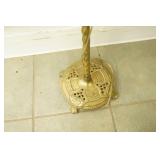 Vintage Brass Floor Lamp 59" tall