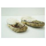 Vintage Fur Moccasins