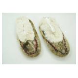 Vintage Fur Moccasins