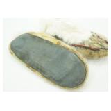 Vintage Fur Moccasins