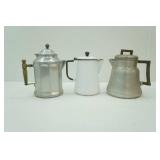 3 Vintage Coffee Pots