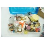 Sewing Ribbons, Glitter, Buttons, rhinestones