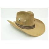 Stetson Cowboy Hat 7-3/8". Suede