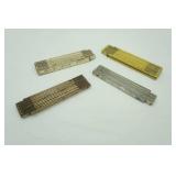 Vintage Folding Rulers (4ct)