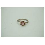 jewelry lot: lotus flower, floral design ring