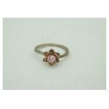 jewelry lot: lotus flower, floral design ring