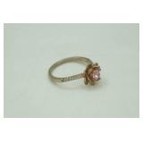 jewelry lot: lotus flower, floral design ring