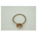 jewelry lot: lotus flower, floral design ring