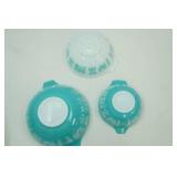 Vintage Pyrex "Amish Butterprint" Cinderella Mixing Bowls