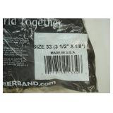 2lbs Rubber Bands. Size 19 & Size 33