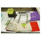 2 Totes with Lids, Collapsible Storage Bin, Reusable Bags, Mesh Zipper Close Bag