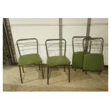 4ct Vintage Folding Chairs