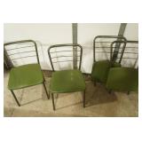 4ct Vintage Folding Chairs