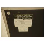2 drawer night stand with mirror inserts trim