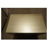 2 drawer night stand with mirror inserts trim