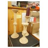 3 pillar candle holders