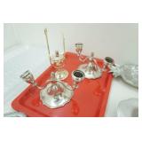 Vintage Silver Plate Platters and other pieces