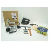 Hardware & Power Tools: jig saw, electric stapler, paint brushes, new shoe rack, furniture sliders and more