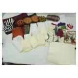 Table Cloths, Table Runners, Place Mats, Hot Pads, hot mats, dish towels