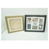 Framed Vintage Art Print "Angel in Adoption" & Collage Photo Frame