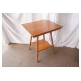 Victorian Tiger Oak side table