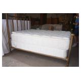 Full Size Mattress Set and Vintage Brass Bed Frame