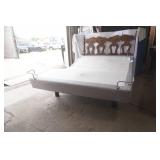 Reverie Adjustable Queen Size Bed Base, Queen Size Mattress, and Headboard