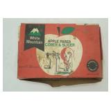 Vintage White Mountain Apple Parer Corer & Slicer. in original box