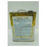 Vintage Harvest King Heavy Duty Motor Oil 2 Gallon Can