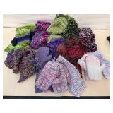 Handmade Child Size Mittens,Hats & Scarves