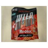6x Jack Links Wild Chicken Sticks-Franks Red Hot