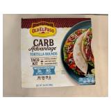 5x Old Elpaso Carb Advantage Tortilla Rounds Taco Kit