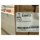 J. 2x 4lbs+ Pilgrims All Natural Chicken Drumsticks